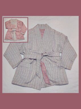 NWT Nike Yoga Therma-Fit Luxe Wrap Top/Cardigan REVERSIBLE DX6375-104 Ivory 1X